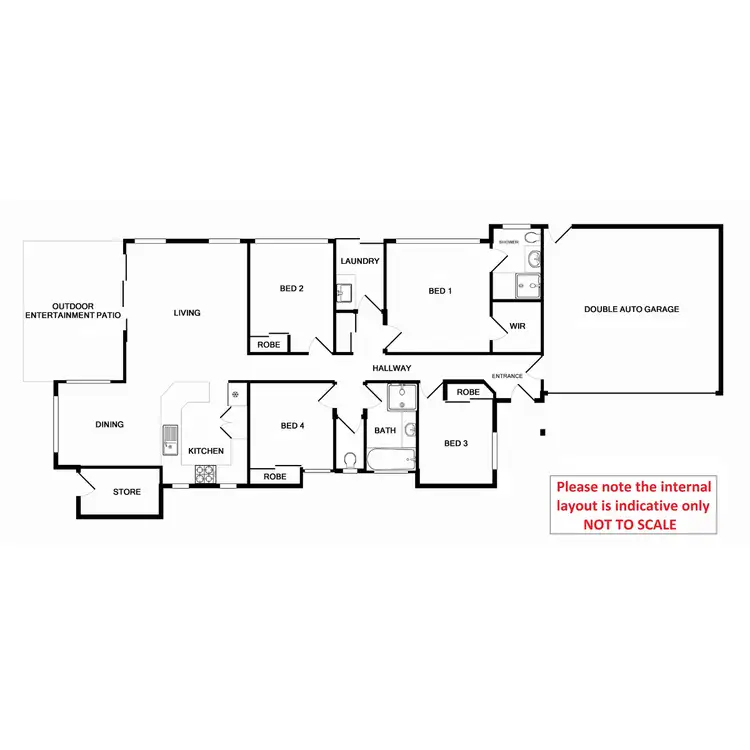 Floorplan of Homely house listing, 601A Metcalfe Road, Lynwood WA 6147