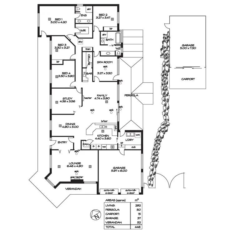 Floorplan of Homely house listing, 21 Grenadine Avenue, Golden Grove SA 5125
