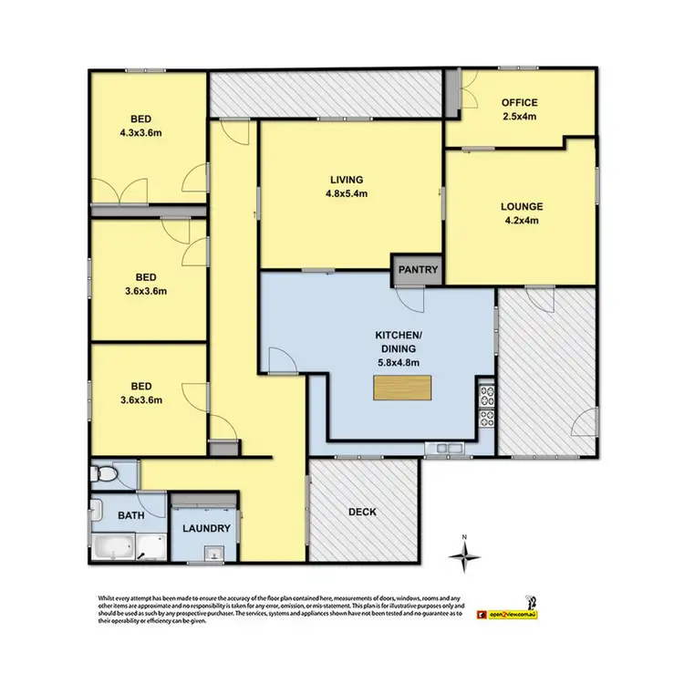 Floorplan of Homely rural property listing, 180 Irrewillipe-Pirron Yallock Road, Irrewillipe VIC 3249