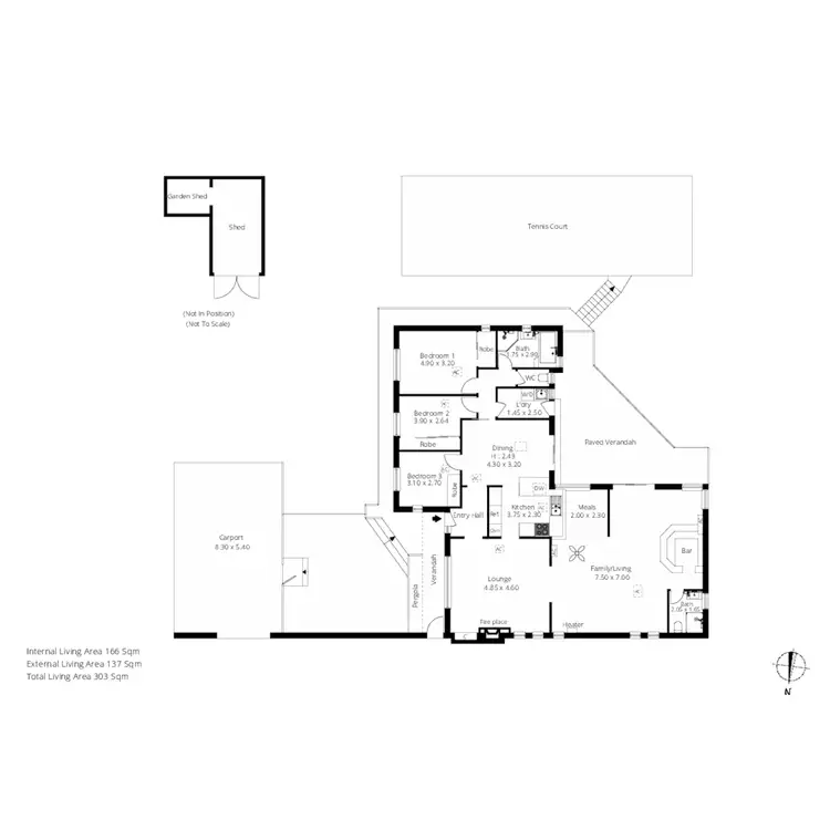 Floorplan of Homely house listing, 16 Goldsack Avenue, Coromandel Valley SA 5051