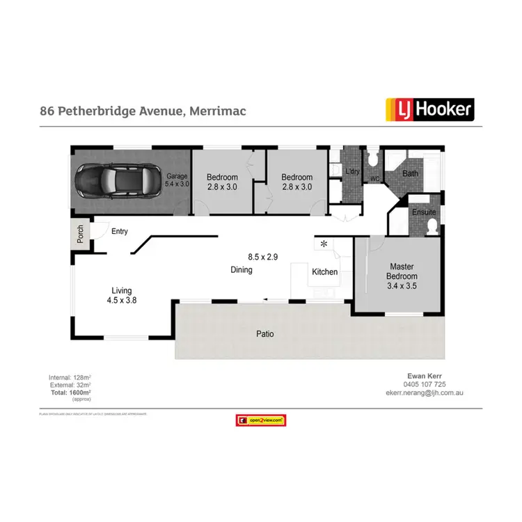 Floorplan of Homely house listing, 86 Petherbridge Avenue, Merrimac QLD 4226