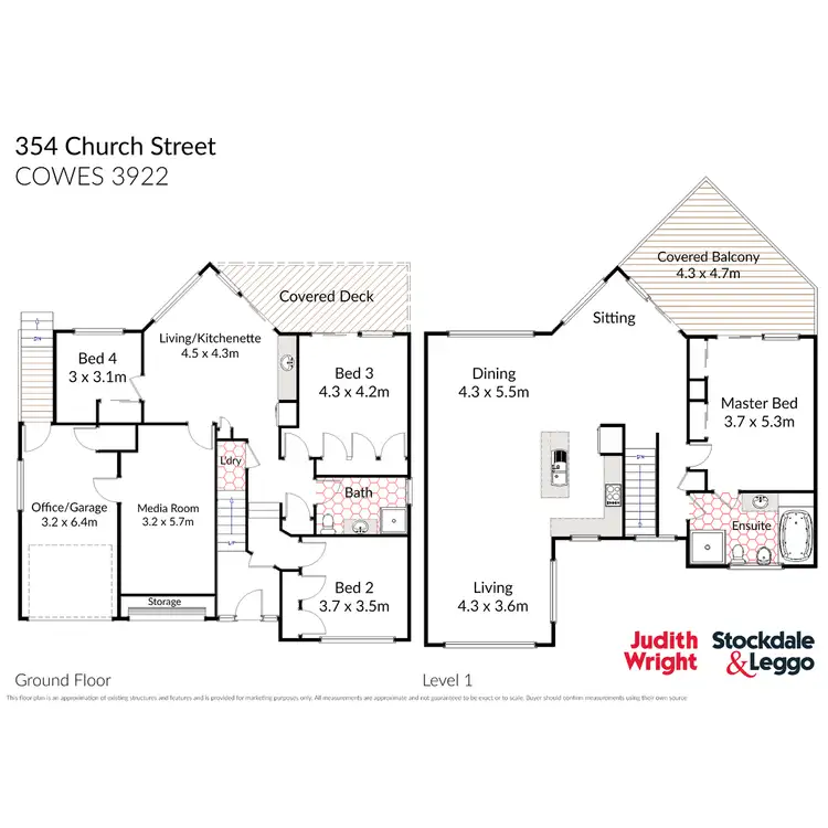 Floorplan of Homely house listing, 354 Church Street, Cowes VIC 3922