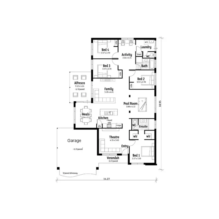 Floorplan of Homely house listing, 27 Cairo Way, Wanneroo WA 6065