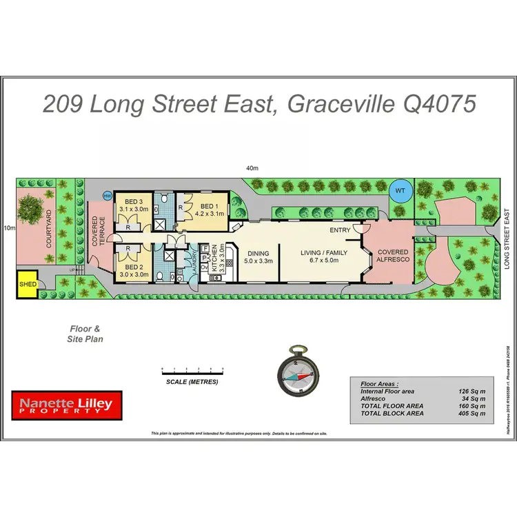 Floorplan of Homely house listing, 209 Long Street East, Graceville QLD 4075