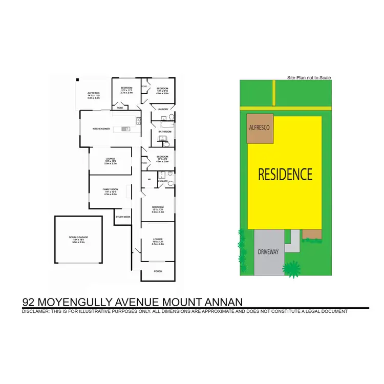 Floorplan of Homely house listing, 92 Moyengully Avenue, Mount Annan NSW 2567