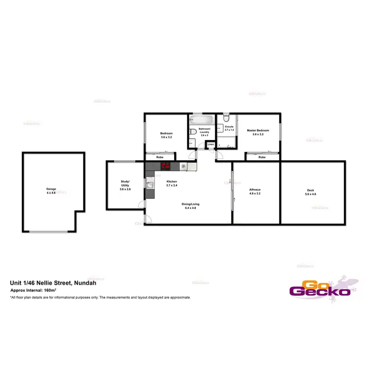 Floorplan of Homely unit listing, 1/46 Nellie Street, Nundah QLD 4012