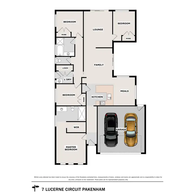 Floorplan of Homely house listing, 7 Lucerne Circuit, Pakenham VIC 3810