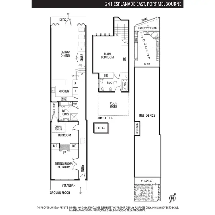 Floorplan of Homely house listing, 241 Esplanade East, Port Melbourne VIC 3207
