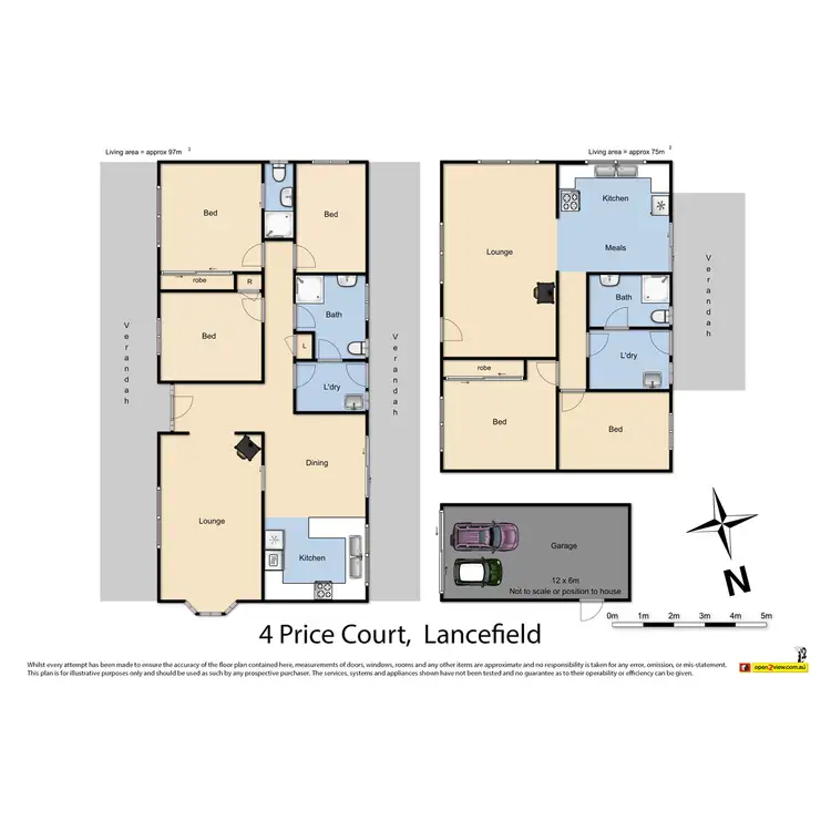 Floorplan of Homely house listing, 4 Price Court, Lancefield VIC 3435