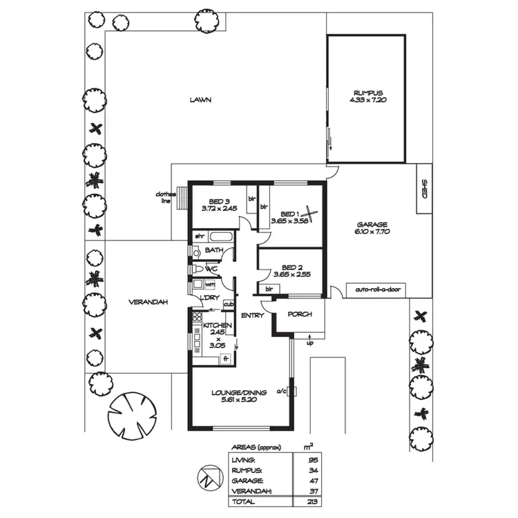 Floorplan of Homely house listing, 8 Albara Road, Ingle Farm SA 5098