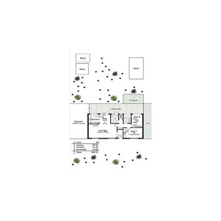 Floorplan of Homely house listing, 112 Rowley Road, Aldinga Beach SA 5173