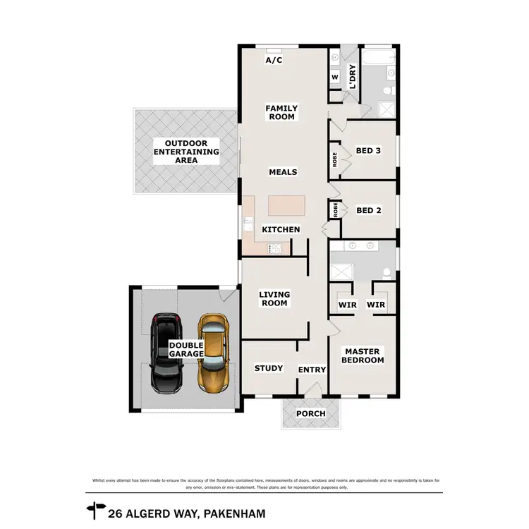 Floorplan of Homely house listing, 26 Algerd Way, Pakenham VIC 3810
