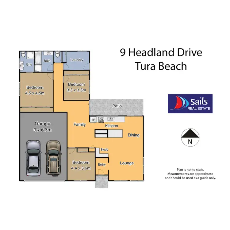 Floorplan of Homely house listing, 9 Headland Drive, Tura Beach NSW 2548