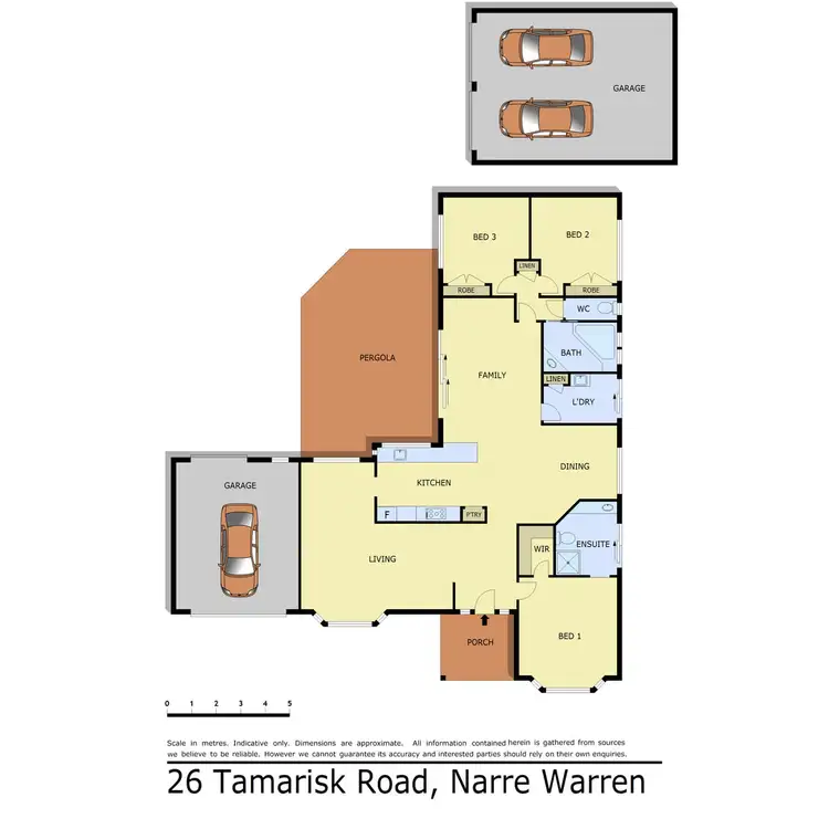 Floorplan of Homely house listing, 26 Tamarisk Road, Narre Warren VIC 3805