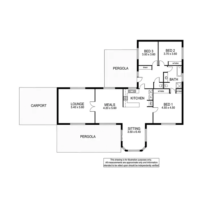 Floorplan of Homely rural property listing, 1104 Glencoe-Kalangadoo Road, Glencoe SA 5291