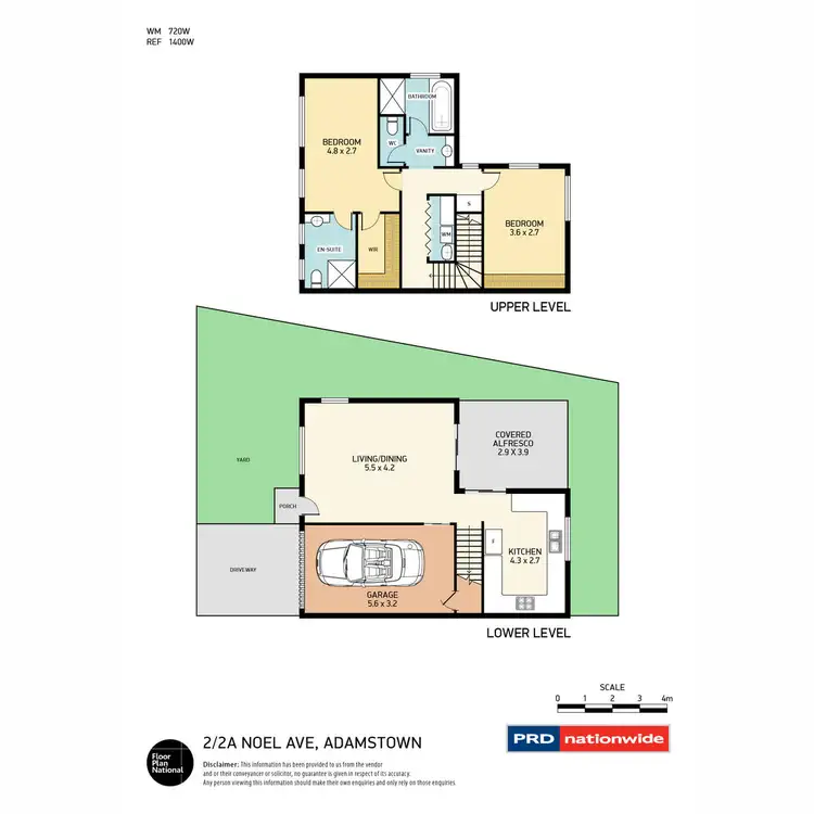 Floorplan of Homely flat listing, 2/2a Noel Avenue, Adamstown NSW 2289