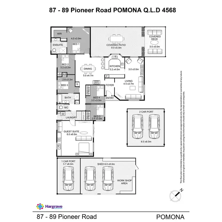 Floorplan of Homely house listing, 87 Pioneer Road, Pomona QLD 4568
