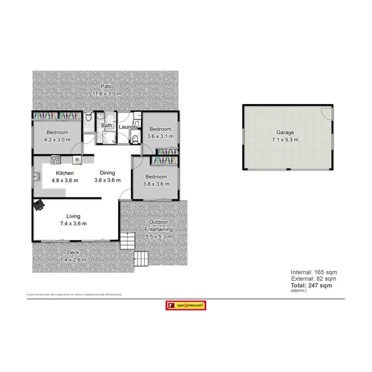 Floorplan of Homely house listing, 98 Plateau Crescent, Carrara QLD 4211