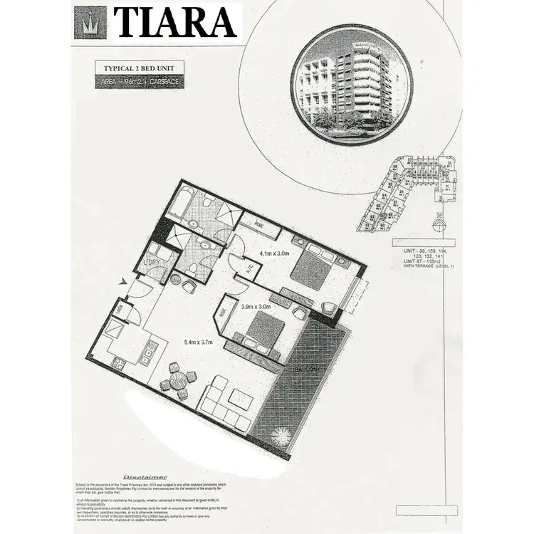Floorplan of Homely apartment listing, 123/804 Bourke Street, Waterloo NSW 2017