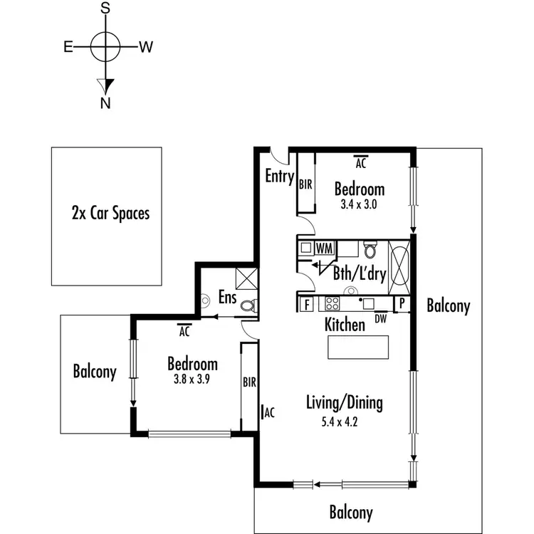 Floorplan of Homely apartment listing, 13/378 Dandenong Road, Caulfield North VIC 3161