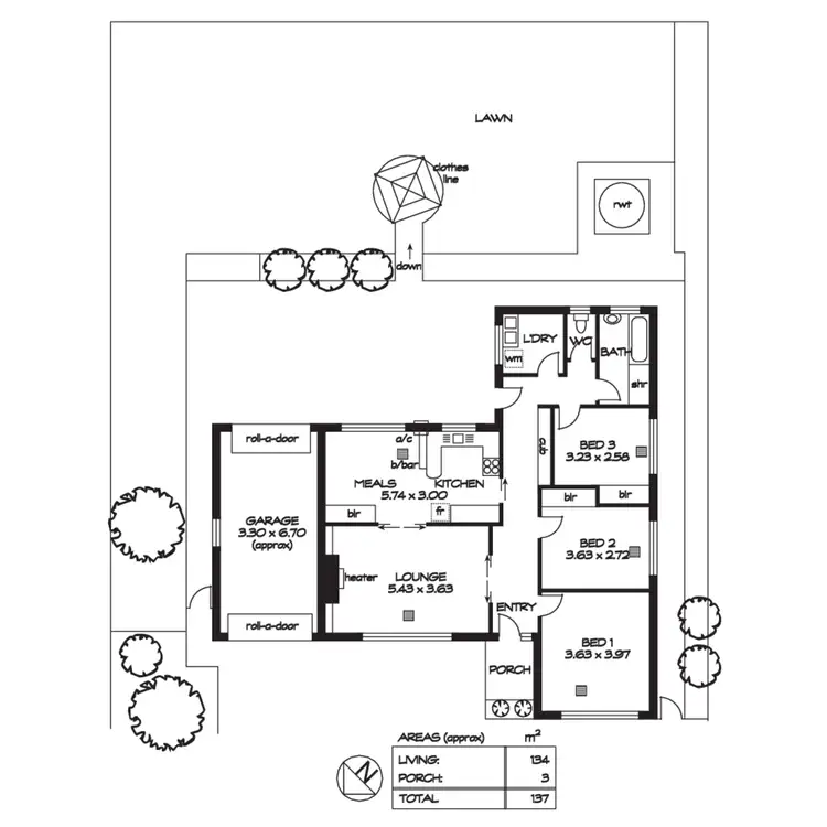 Floorplan of Homely house listing, 41A Fourth Avenue, Klemzig SA 5087