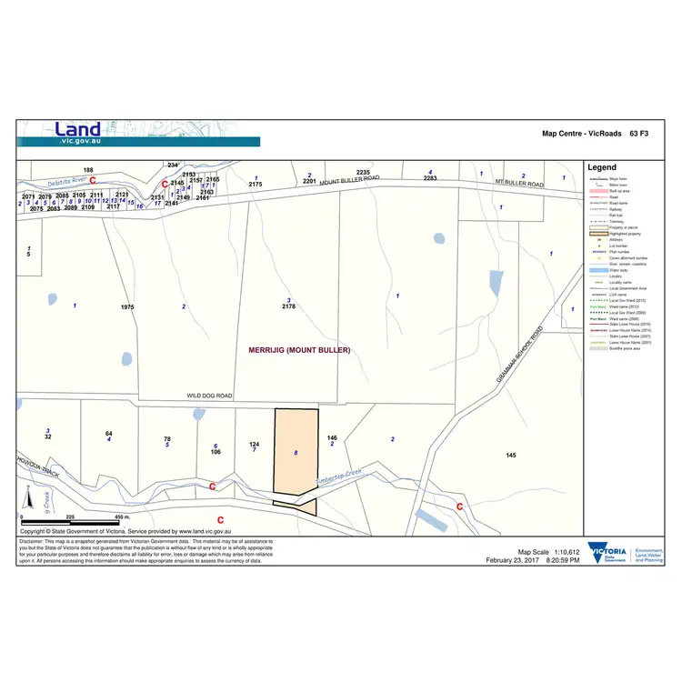 Floorplan of Homely land listing, LOT 8 Wild Dog Road, Merrijig VIC 3723