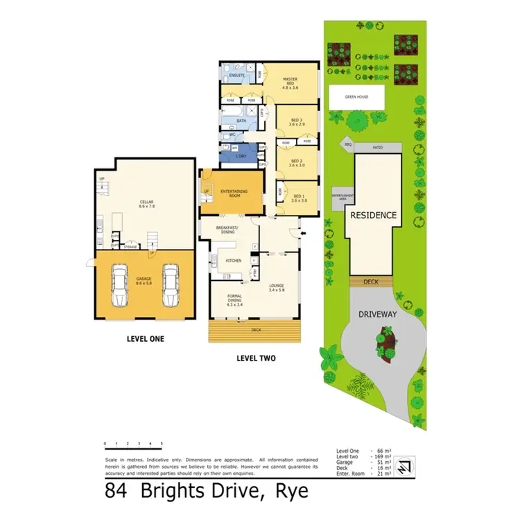 Floorplan of Homely house listing, 84 Brights Drive, Rye VIC 3941
