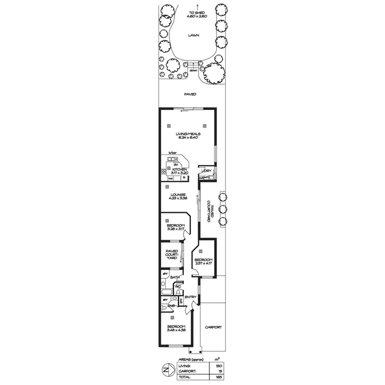 Floorplan of Homely house listing, 39 L'Estrange Street, Glenside SA 5065