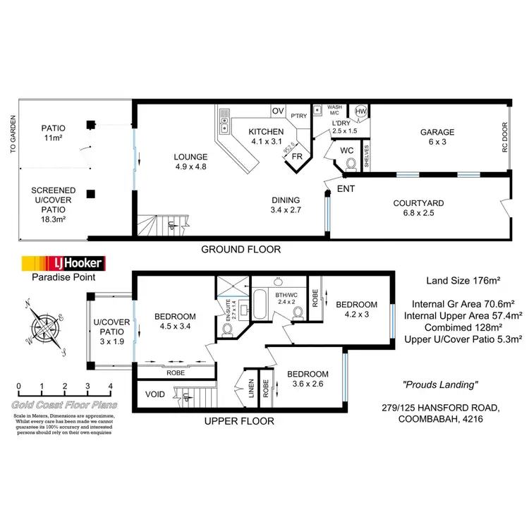 Floorplan of Homely townhouse listing, 279/125 Hansford Road, Coombabah QLD 4216