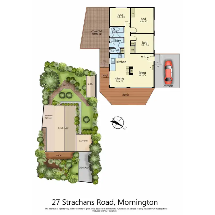 Floorplan of Homely house listing, 27 Strachans Road, Mornington VIC 3931