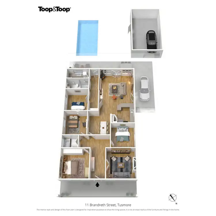 Floorplan of Homely house listing, 11 Brandreth Street, Tusmore SA 5065