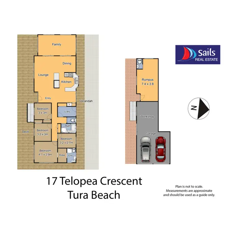 Floorplan of Homely house listing, 17 Telopea Crescent, Tura Beach NSW 2548