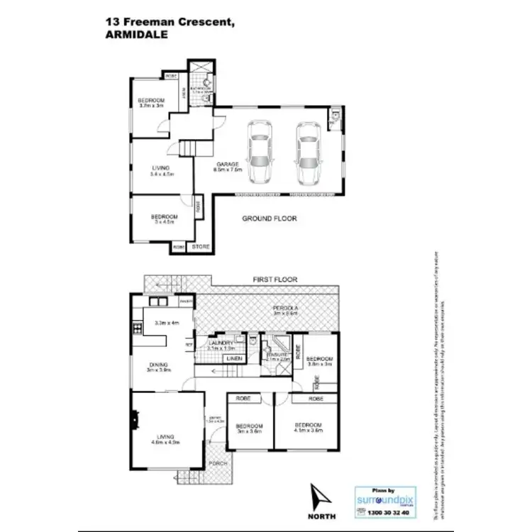 Floorplan of Homely house listing, 13 Freeman Crescent, Armidale NSW 2350