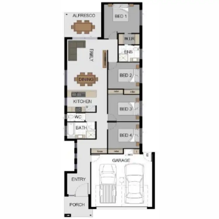 Floorplan of Homely house listing, Lot 207 Butler Crescent, Riverbank Estate, Caboolture South QLD 4510