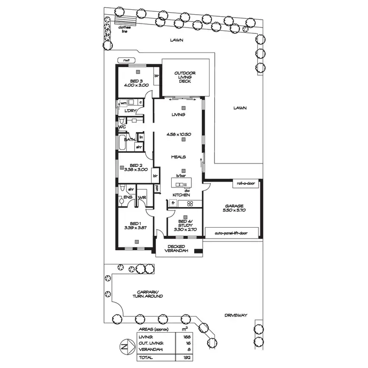 Floorplan of Homely house listing, 185A Robin Road, Semaphore South SA 5019
