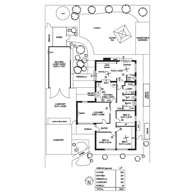Floorplan of Homely house listing, 10 Dominic Crescent, Morphett Vale SA 5162