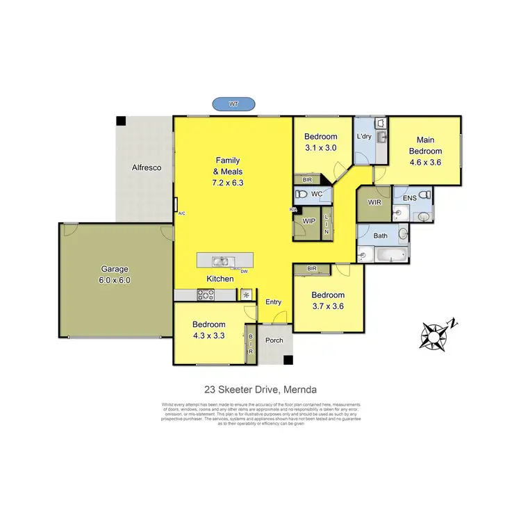 Floorplan of Homely house listing, 23 Skeeter Drive, Mernda VIC 3754
