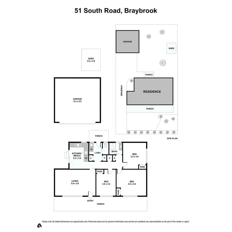 Floorplan of Homely house listing, 51 South Road, Braybrook VIC 3019