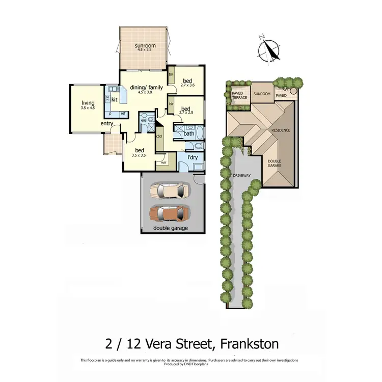 Floorplan of Homely unit listing, 2/12 Vera Street, Frankston VIC 3199