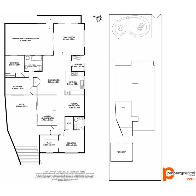 Floorplan of Homely house listing, 277 Lakedge Avenue, Berkeley Vale NSW 2261