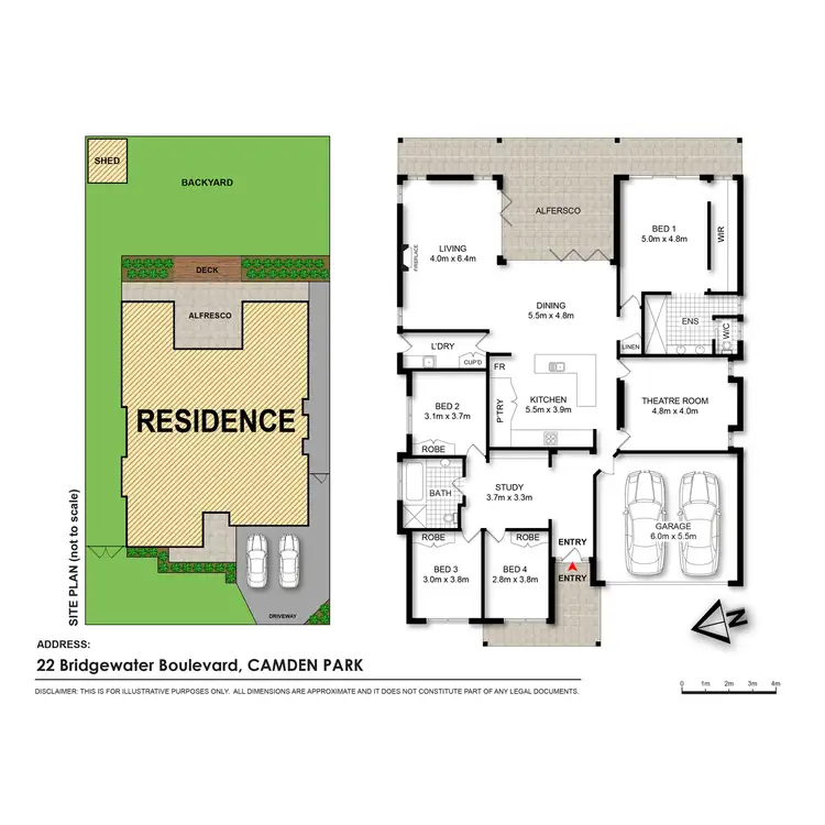 Floorplan of Homely house listing, 22 Bridgewater Boulevard, Camden Park NSW 2570