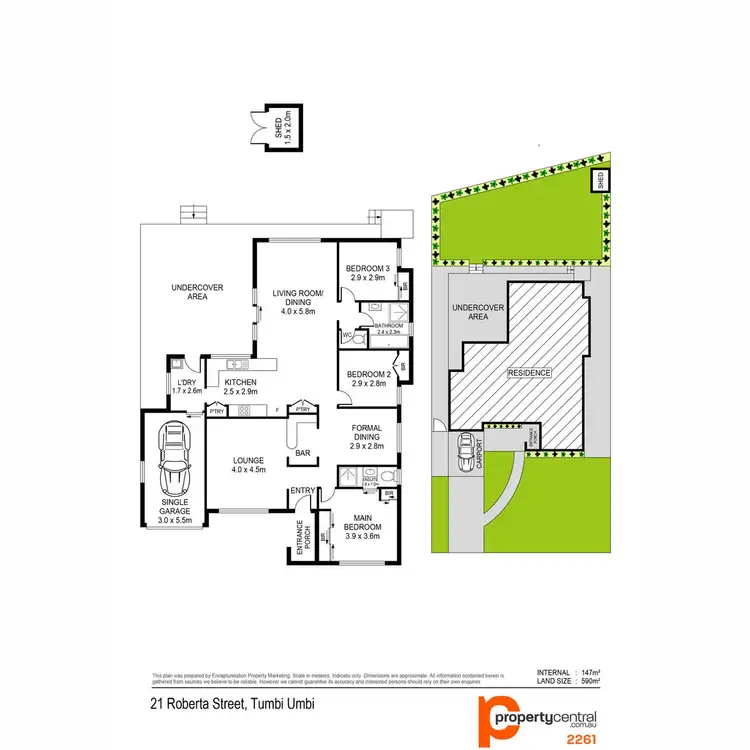 Floorplan of Homely house listing, 21 Roberta Street, Tumbi Umbi NSW 2261