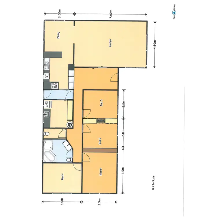 Floorplan of Homely house listing, 3 Walls Street, Camperdown VIC 3260