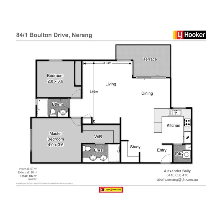 Floorplan of Homely unit listing, 84/1 Boulton Drive, Nerang QLD 4211