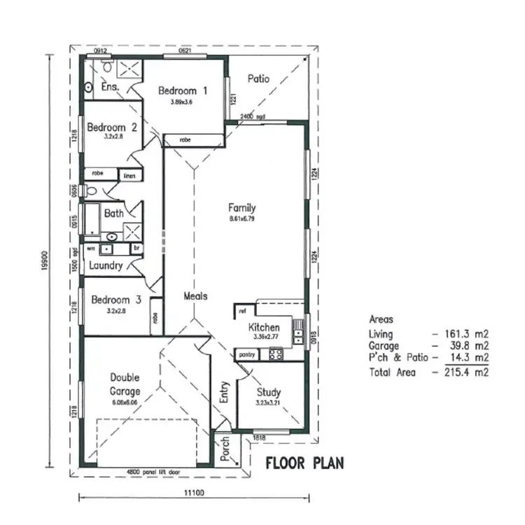 Floorplan of Homely house listing, 27 Wisteria Crescent, Sippy Downs QLD 4556