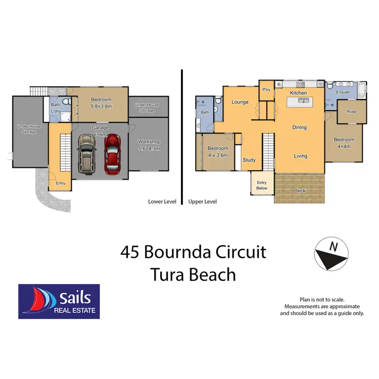 Floorplan of Homely house listing, 45 Bournda Circuit, Tura Beach NSW 2548
