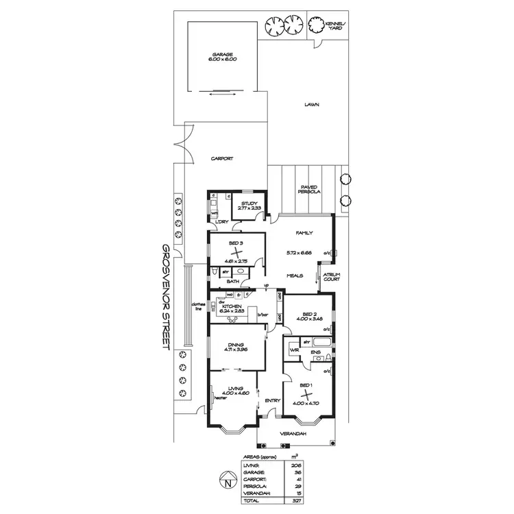 Floorplan of Homely house listing, 7 Glengyle Terrace, Glandore SA 5037
