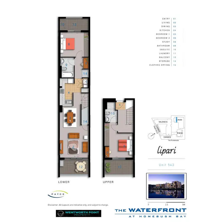 Floorplan of Homely apartment listing, 543/2 The Crescent, Wentworth Point NSW 2127