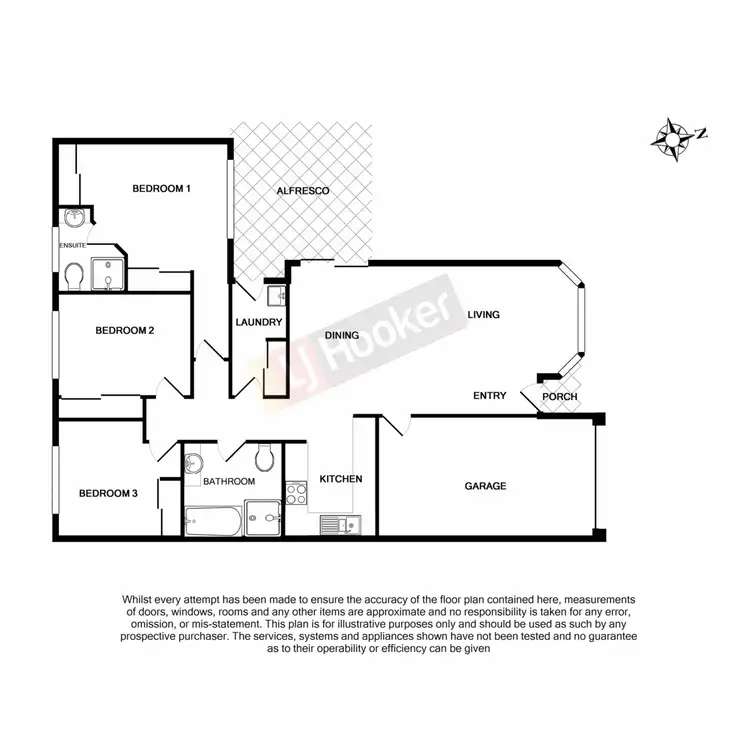 Floorplan of Homely townhouse listing, 61/40 Glenefer Street, Runcorn QLD 4113