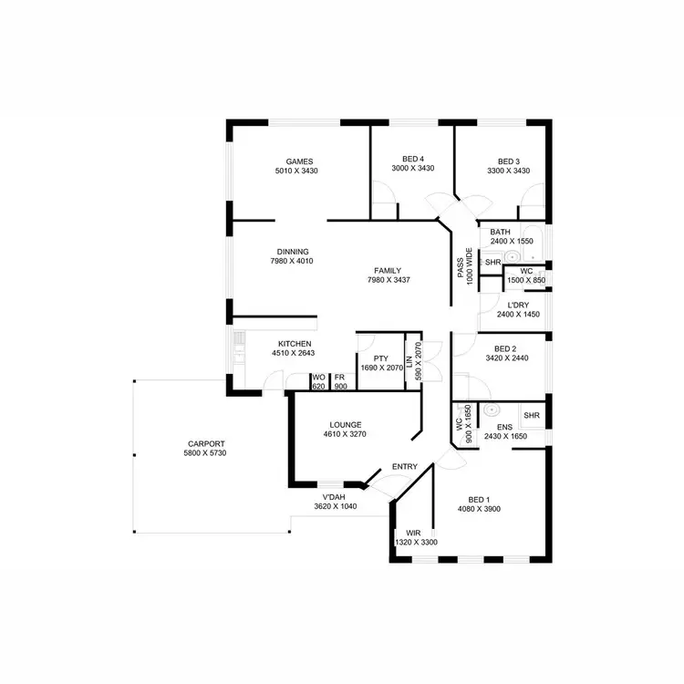 Floorplan of Homely house listing, 28 Tenement Loop, Hocking WA 6065